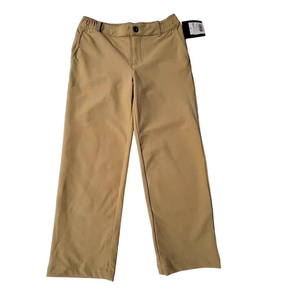 Art Class Khaki Stretch Pants Size 6  For Kids With Elastic Waistband & Pockets